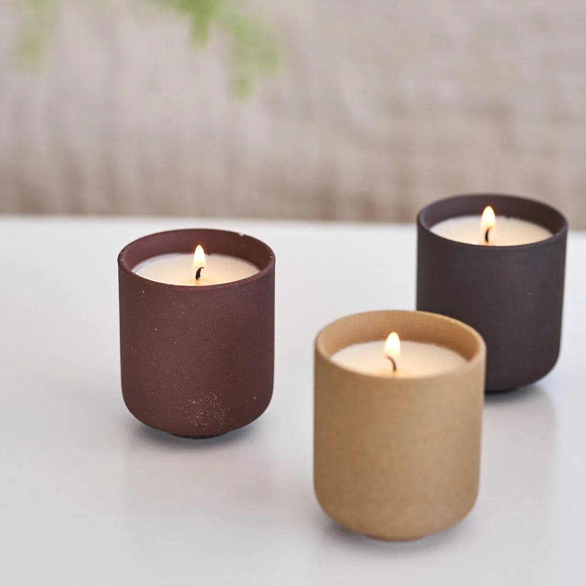 Sekki soy scented candles 3-pack
