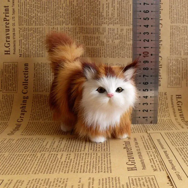 Simulation Cat Plush Toy