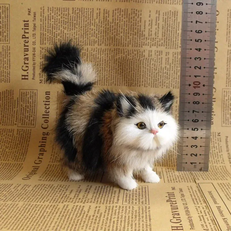 Simulation Cat Plush Toy