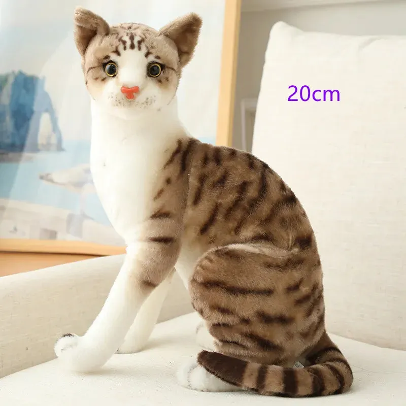 Simulation Siamese Cat Plush Toy