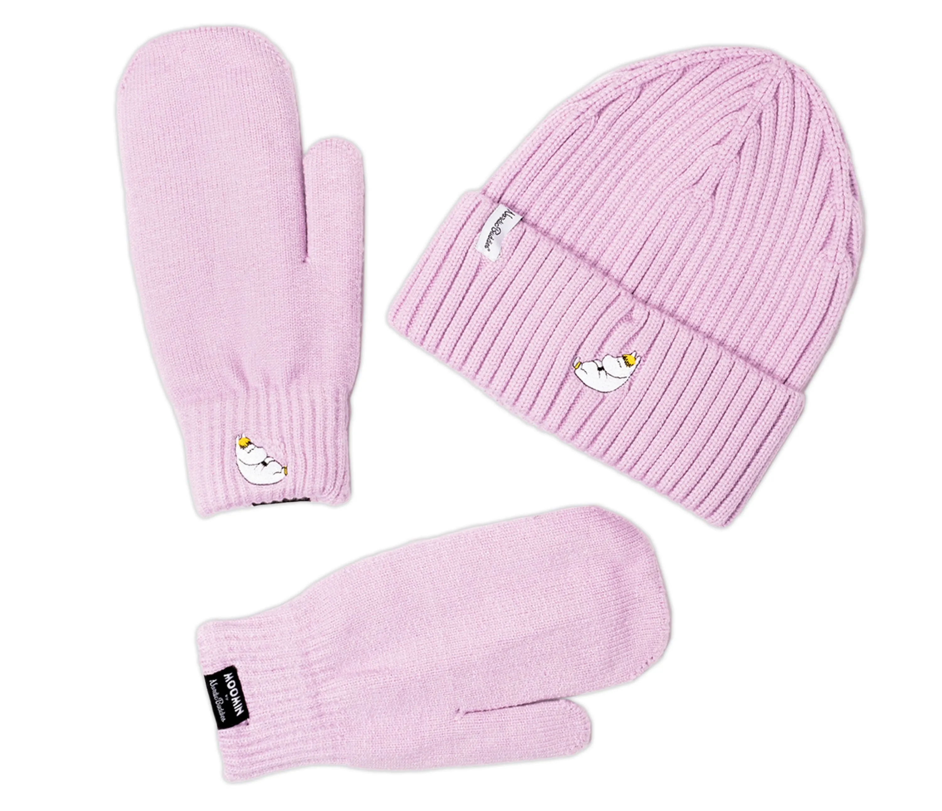 Snorkmaiden Mittens and Beanie Combo - Lilac
