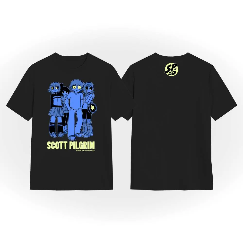 Black SP20 Retro Tee - Stylish Vintage-Inspired T-Shirt