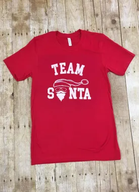 S/S Team Santa in Red Tee by Costa Threads