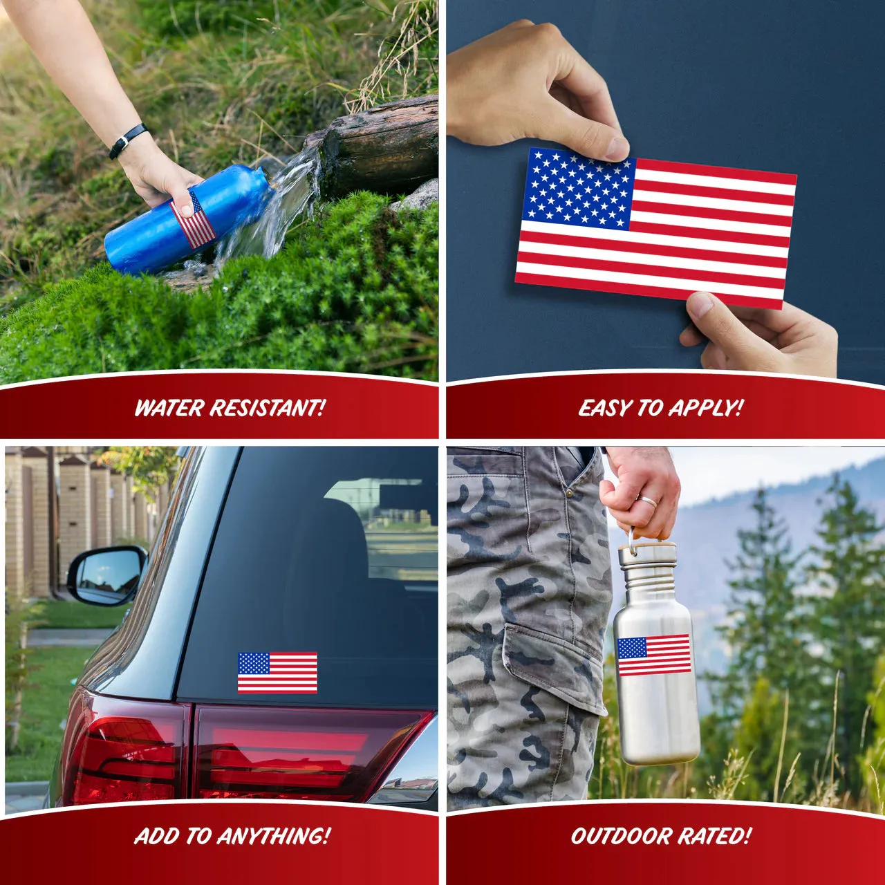 USA Decal - Patriotic | American Flag Decal