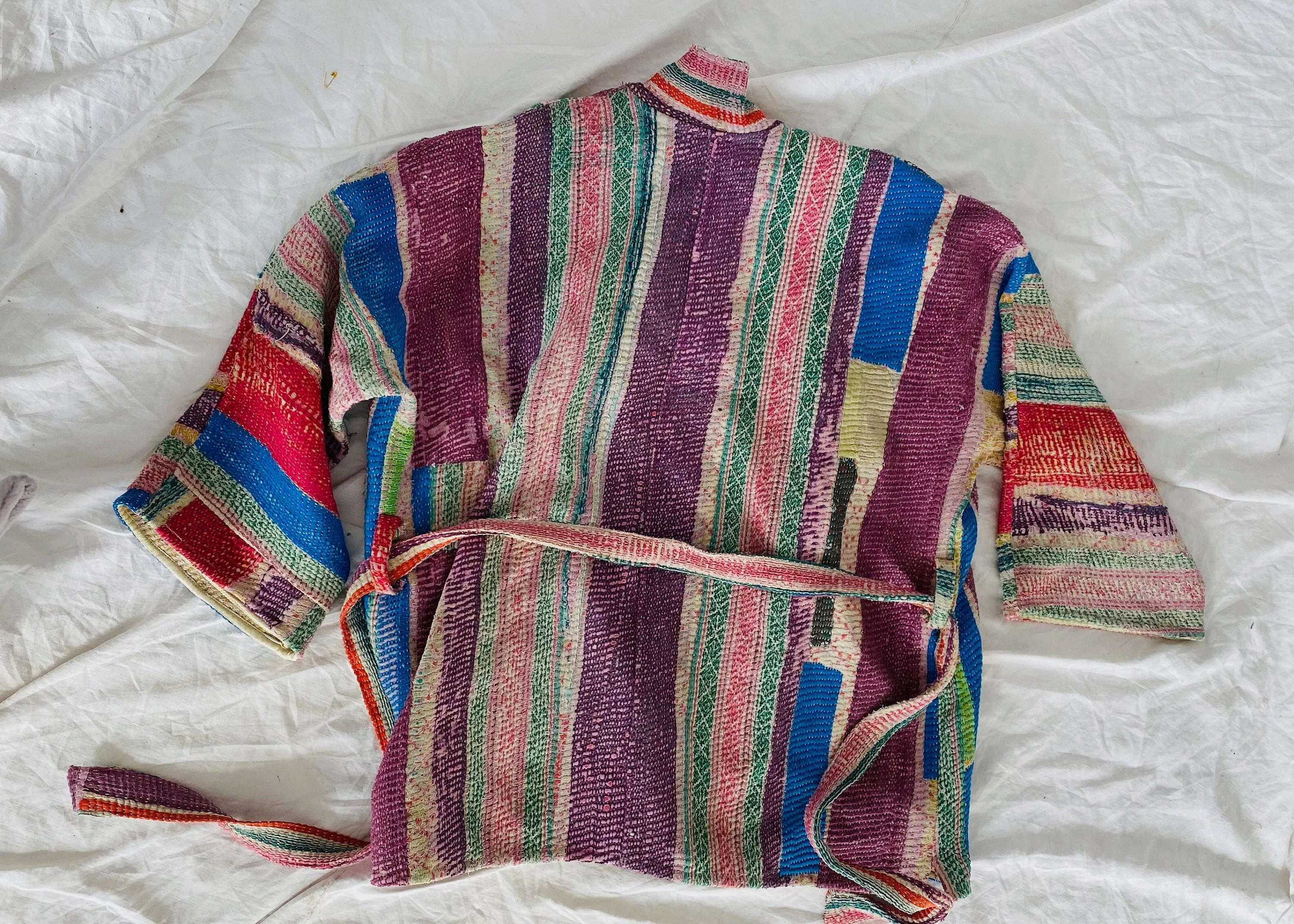 Vintage Kantha Wrap Jacket. 0373