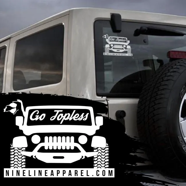 Vinyl Decal - Go Topless
