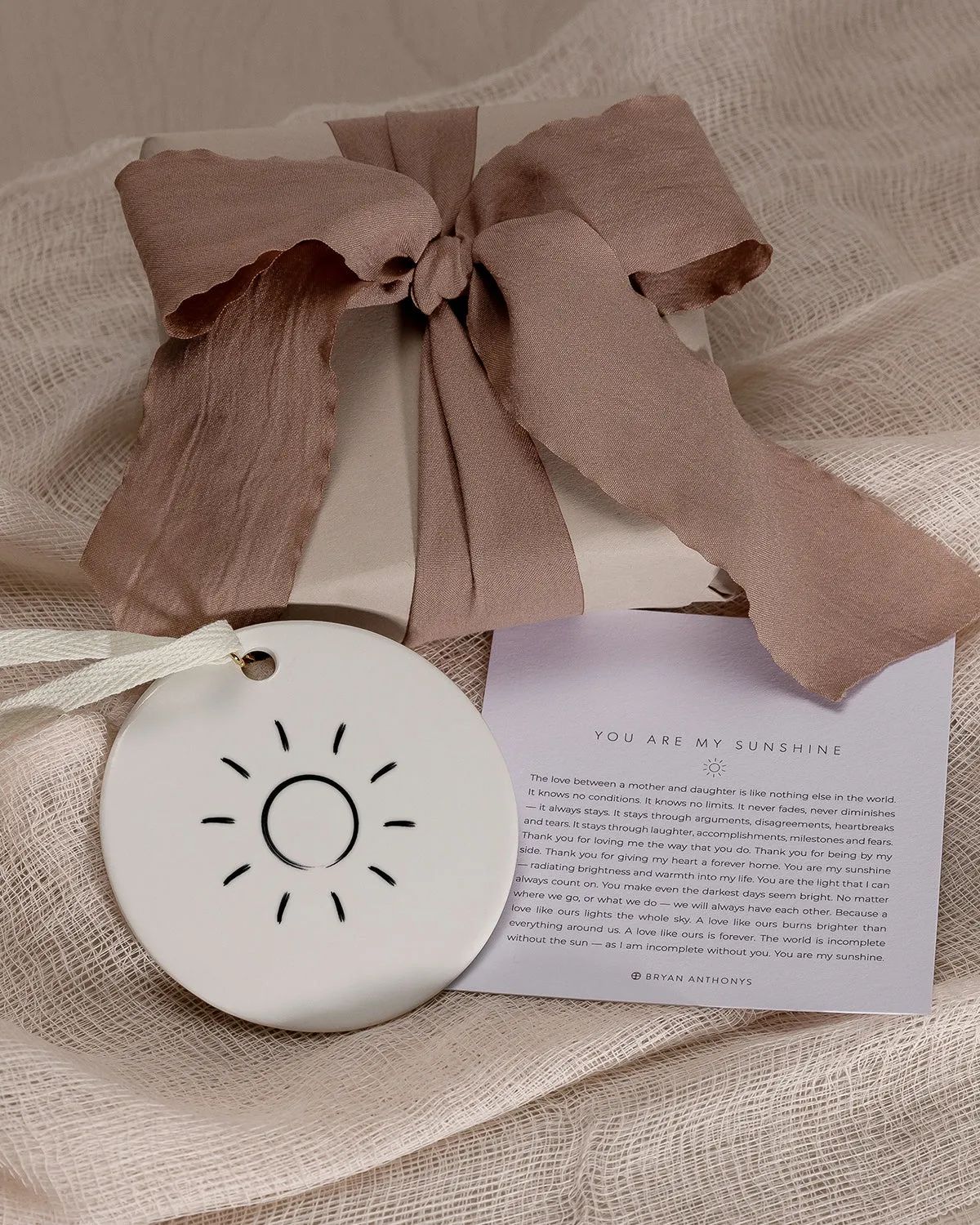 You Are My Sunshine Ceramic Icon Ornament