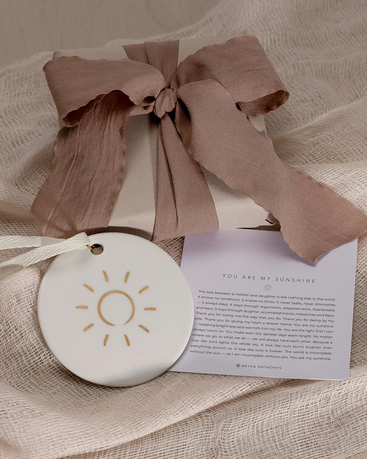 You Are My Sunshine Ceramic Icon Ornament