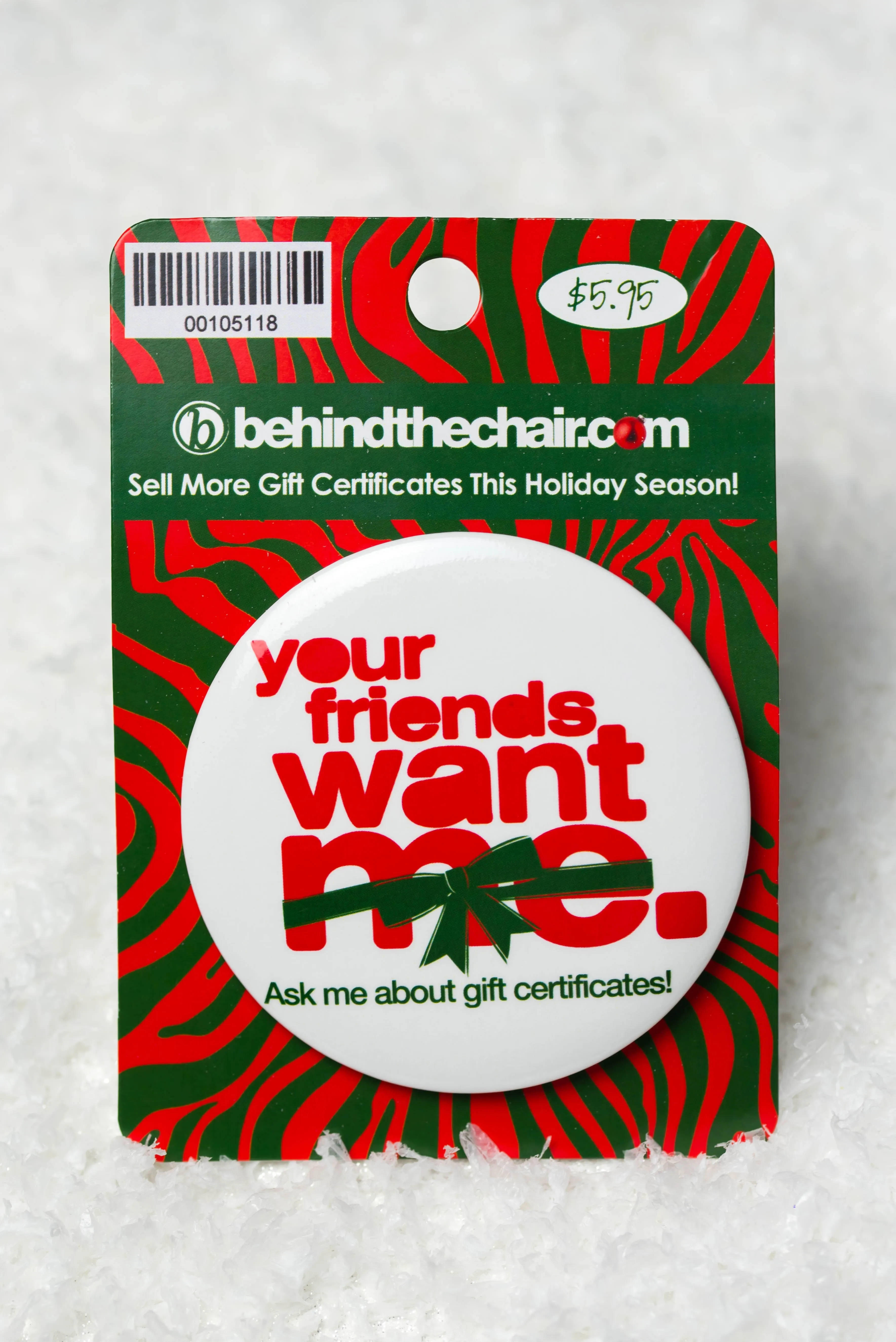Your Friends Want Me x-mas Button