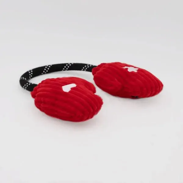 ZippyPaws Holiday RopeTugz Dog Toy (Mittens)